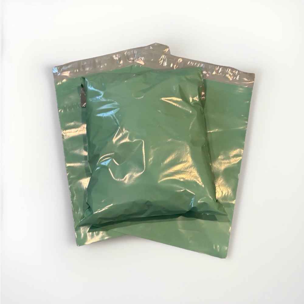 Neutral Sage Green Colored Mailers | 10x13 | Set of 20 | Forrest Color Aesthetic
